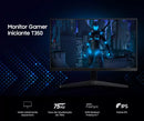 Monitor Gamer Samsung 24" FHD 75Hz HDMI VGA Freesync Preto Série T350