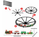 Trem Natalino Elétrico para Árvore de Natal