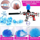 Metralhadora Ak47 Arma Bolinhas De Gel Elétrica Automática