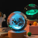 Luminária Planetas - Globo de Cristal (ULTIMAS UNIDADES)