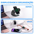 Carregador Magnético 4 em 1 Inteligente Iphone