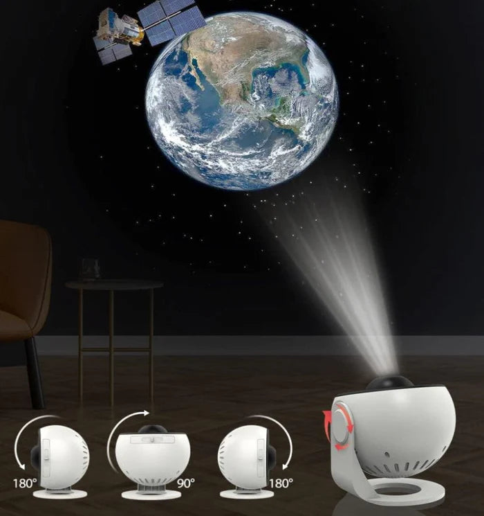 Luz noturna galáxia projetor céu estrelado 360 °  (FRETE GRÁTIS HOJE)