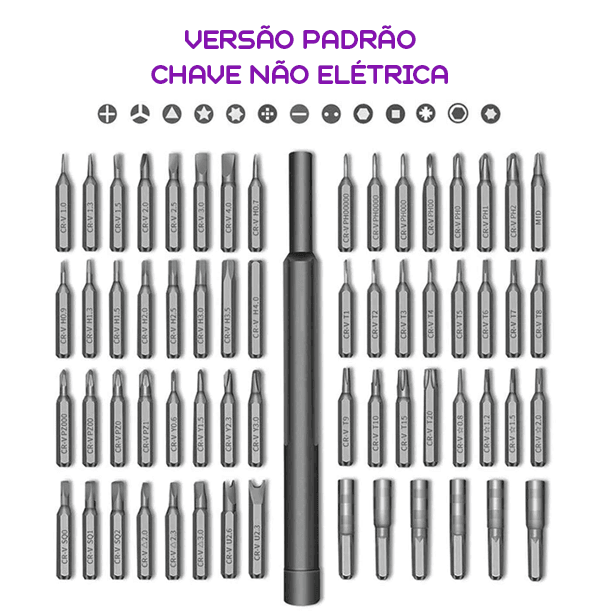 Chave de Precisão Profissional Magnética Elétrica ou Padrão