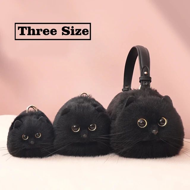 Bolsa Feminina De Ombro Em Formato De Gato