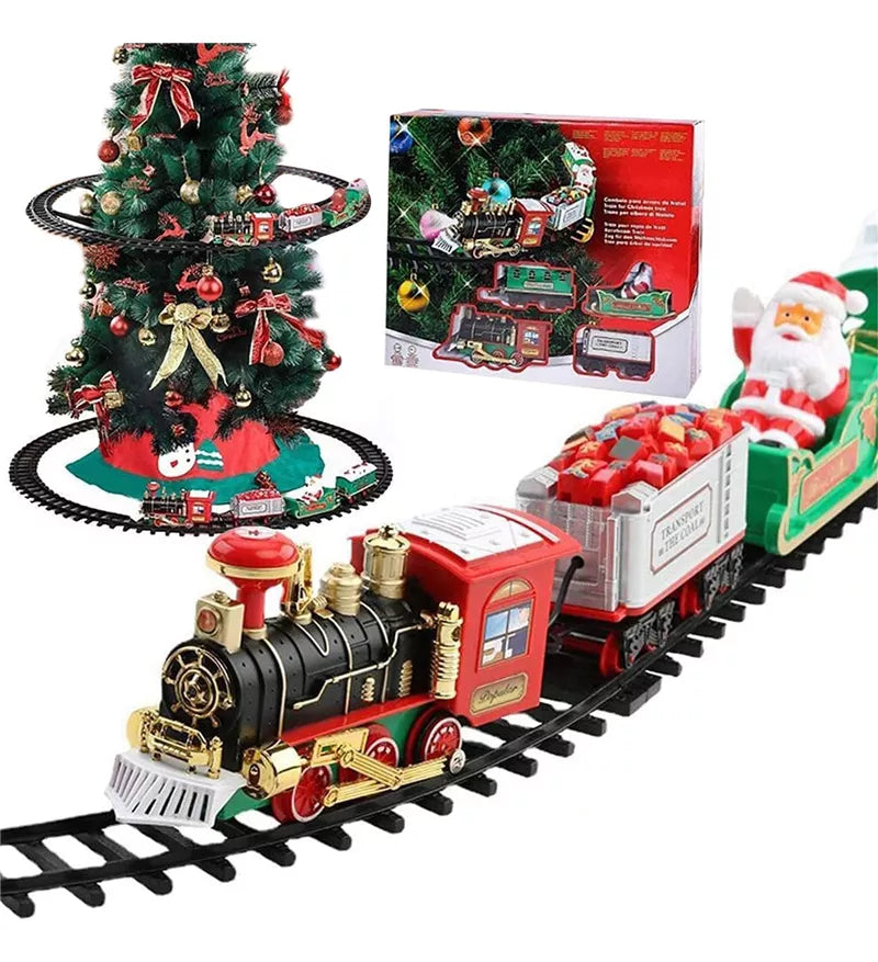 Trem Natalino Elétrico para Árvore de Natal