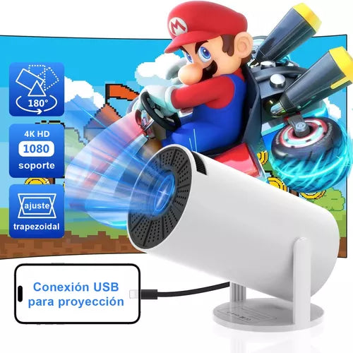 Projetor 4k Portátil Android Full Hd Video Game Home Theater