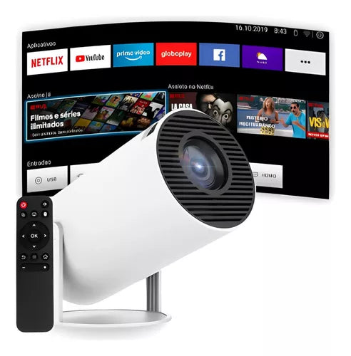 Projetor 4k Portátil Android Full Hd Video Game Home Theater