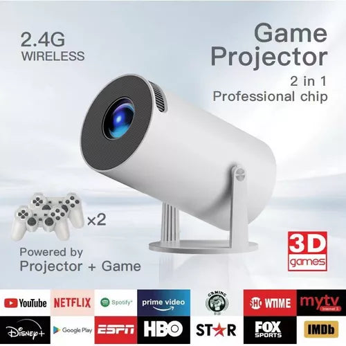 Projetor 4k Portátil Android Full Hd Video Game Home Theater