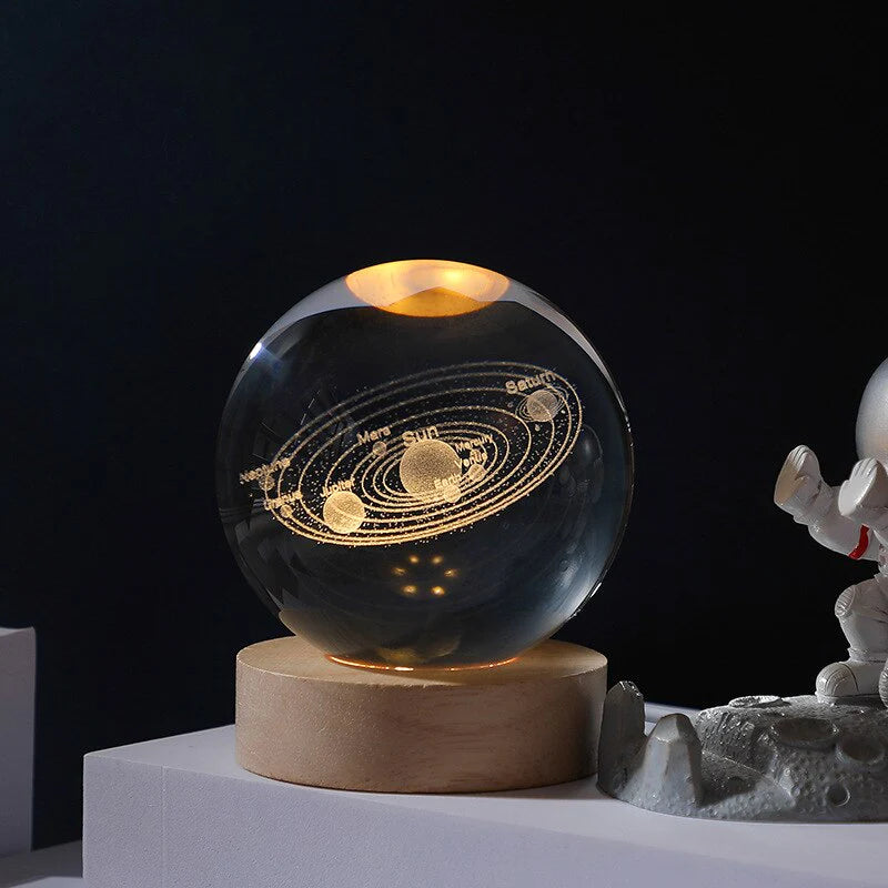 Luminária Planetas - Globo de Cristal (ULTIMAS UNIDADES)