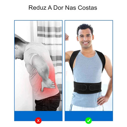 Corretor De Postura - ( CORRIGA SUA POSTURA AGORA) + FRETE GRÁRIS