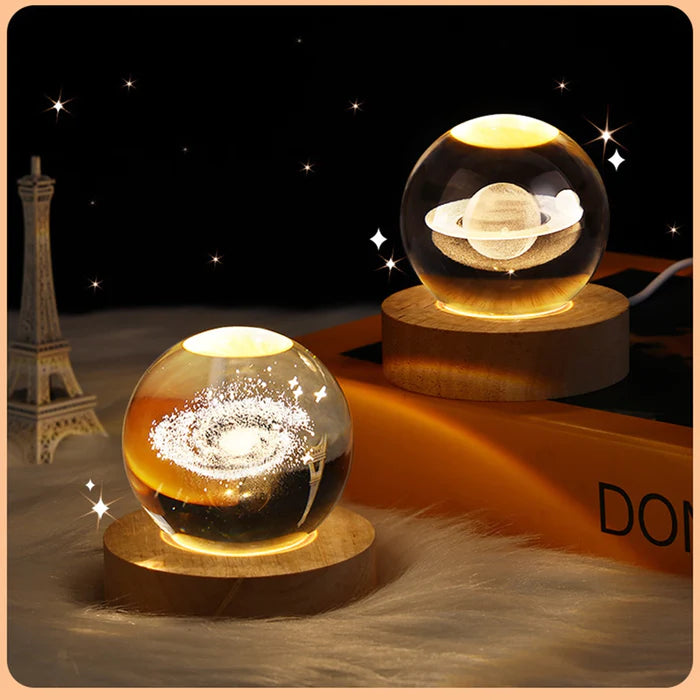 Luminária Planetas - Globo de Cristal (ULTIMAS UNIDADES)