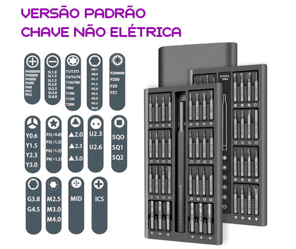 Chave de Precisão Profissional Magnética Elétrica ou Padrão