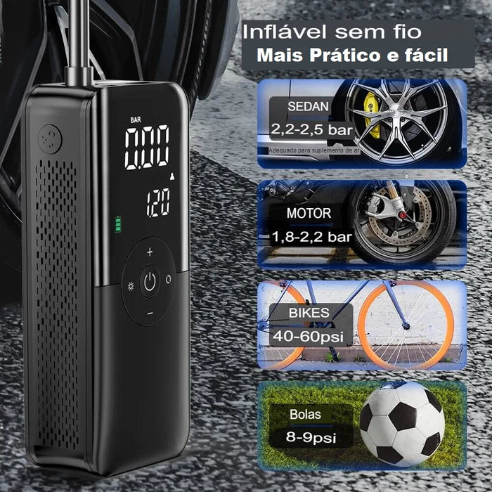 Compressor Portátil Air Plus [ALTA PRESSÃO]