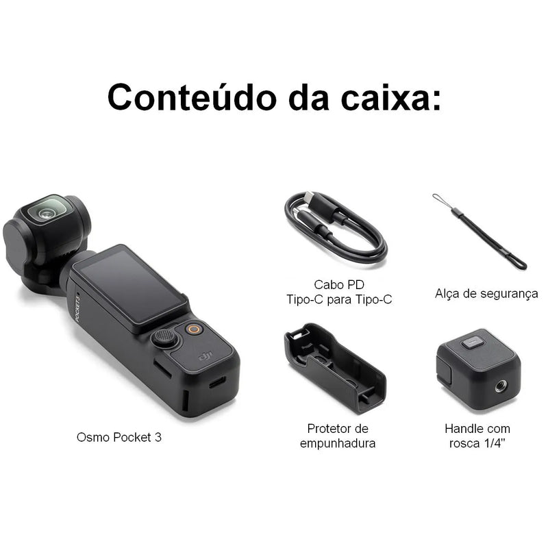 Câmera DJI Osmo Pocket 3 Standard 4K/120FPS